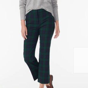 Hayden kickout crop in night watch tartan